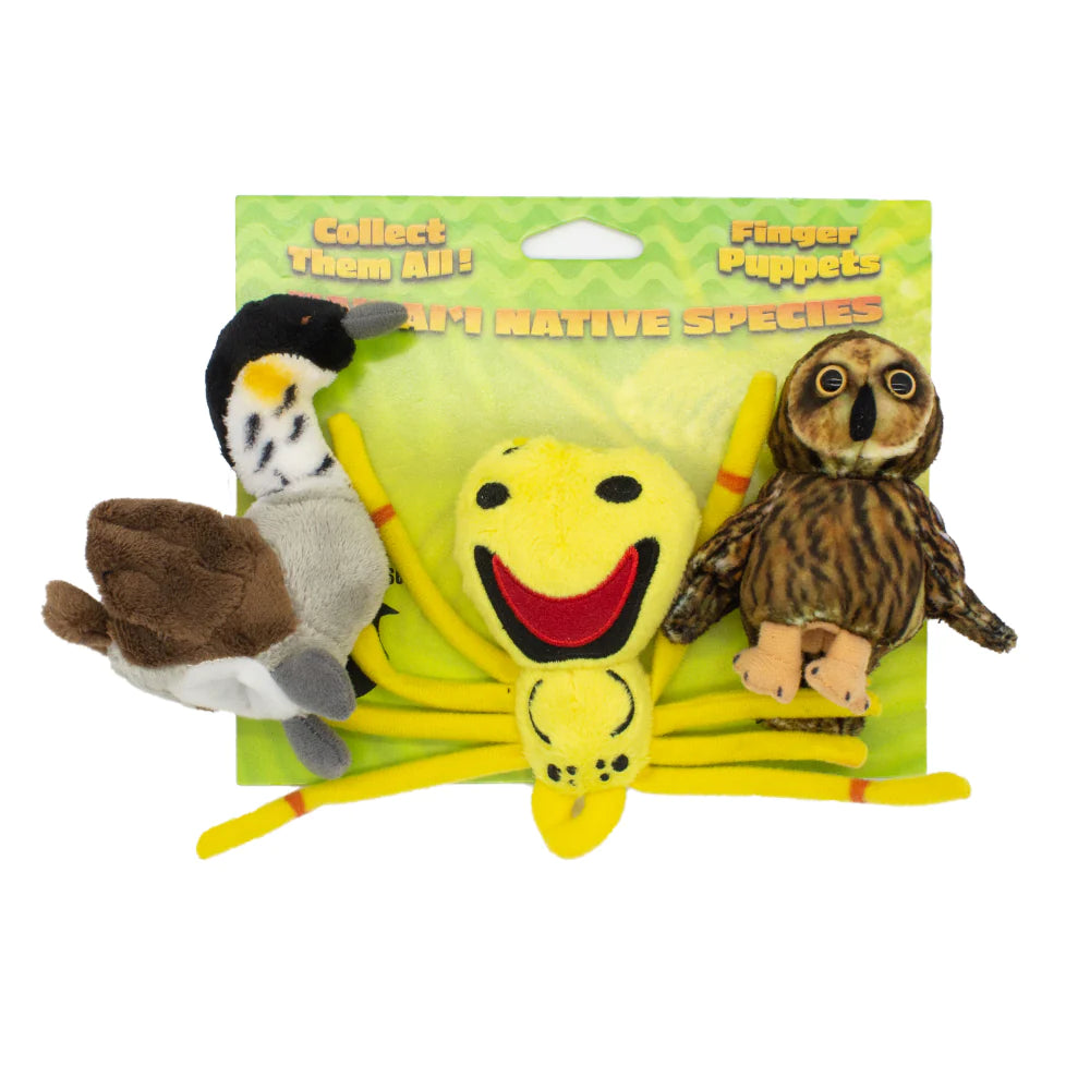 Hawaiʻi Native Species Finger  Puppets B