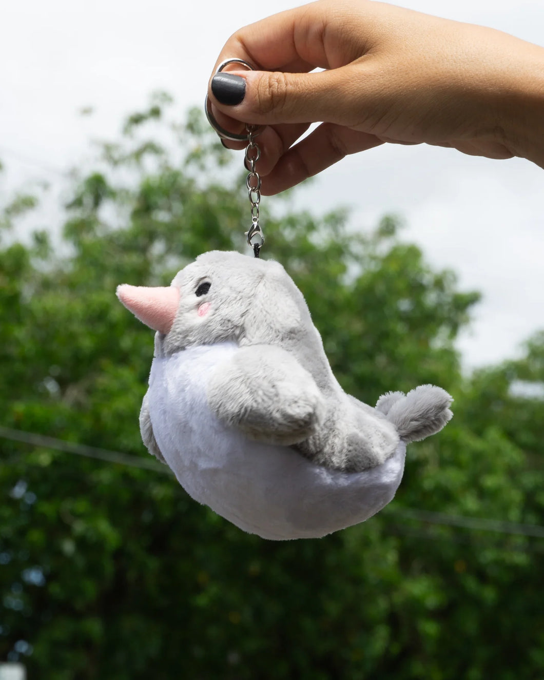 Laulima ʻAkikiki Plush Keychain