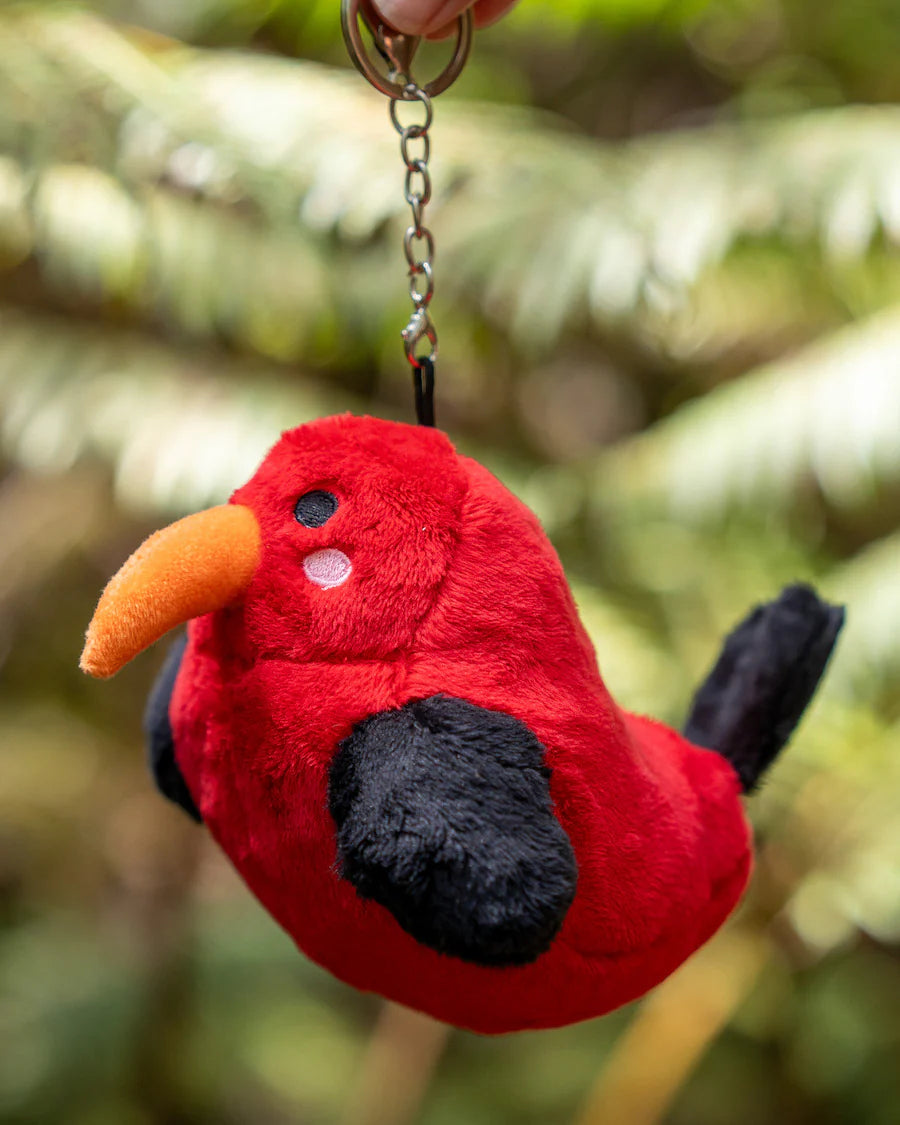 Laulima ʻIʻiwi Plush Keychain