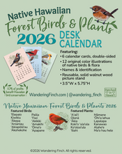 Load image into Gallery viewer, WF 2026 Bird Calendar
