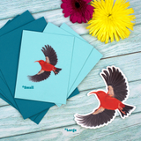 Load image into Gallery viewer, Wandering Finch (WF) Stickers
